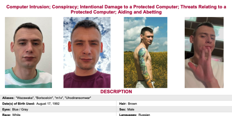 Russian Hacker “Wazawaka” Indicted for Ransomware – Krebs on Safety