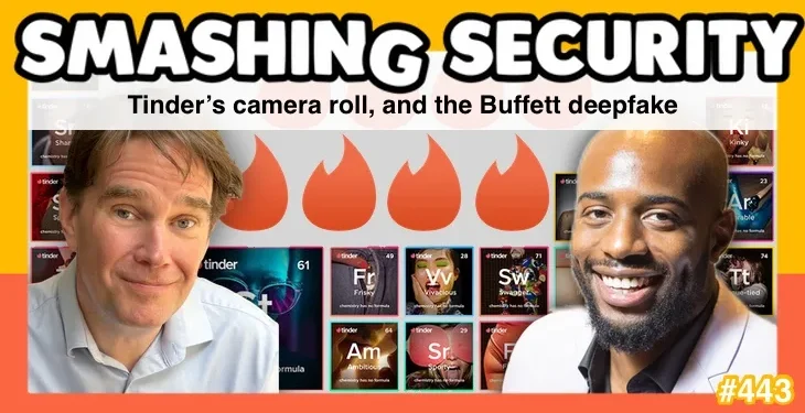 Tinder’s digital camera roll and the Buffett deepfake • Graham Cluley